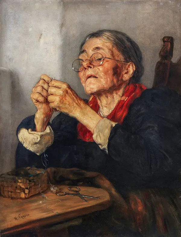 Test of Patience, 1880 By Nikolaos Gyzis