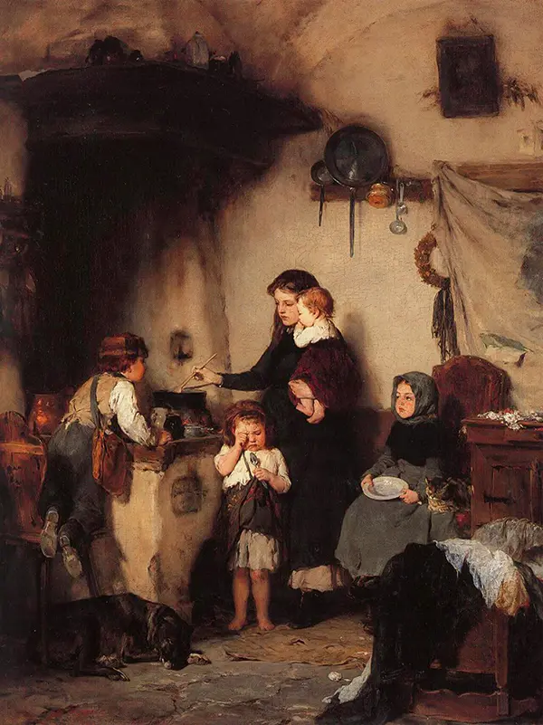The Orphans By Nikolaos Gyzis
