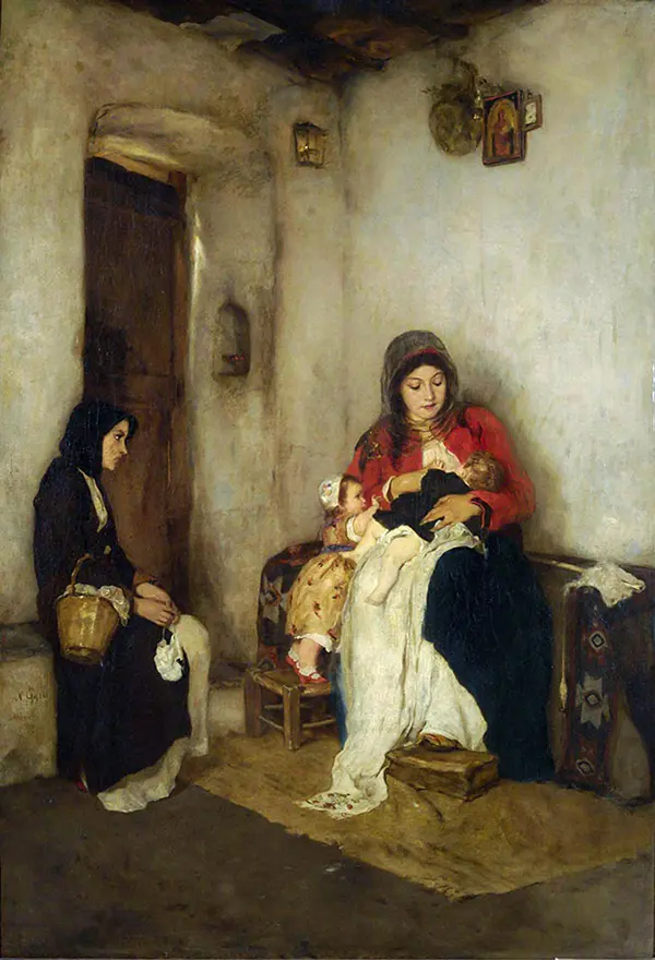 The Step Mother, 1882 By Nikolaos Gyzis