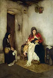The Step Mother, 1882 By Nikolaos Gyzis
