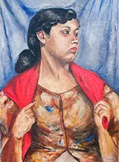 Self Portrait By Laura Wheeler Waring