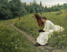 Idyll 1886 By Gerhard Munthe