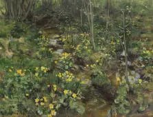 Marigolds By Gerhard Munthe