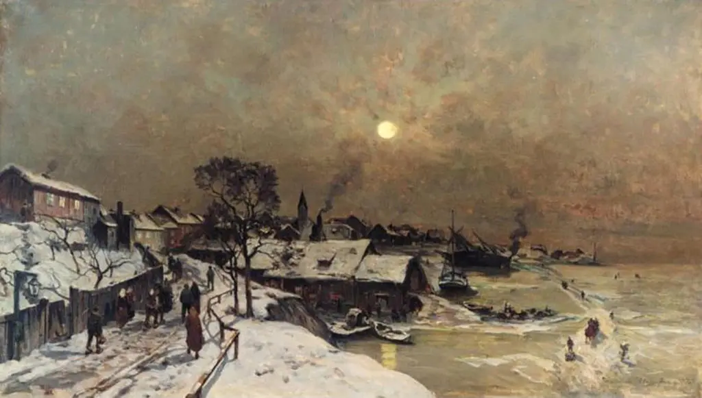 From a Small Town in Norway By Gerhard Munthe