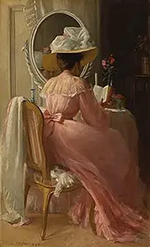 A Lady in Pink By Patrick Adam