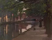 By the Canal Dublin By Patrick Adam