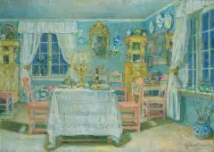 Dining Room By Gerhard Munthe