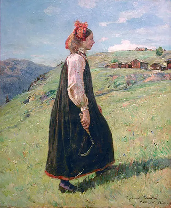 Budeia 1890 By Gerhard Munthe