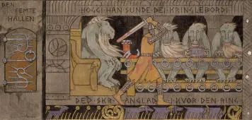 The Fifth Hall By Gerhard Munthe