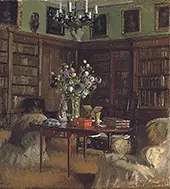 The Library at Tyninghame By Patrick Adam