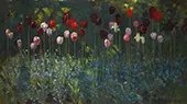Tulips and Forget Me Nots By Patrick Adam