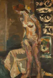 Nude in the Studio By Elemer Vass