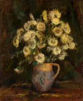 Still Life with Flowers 1946 By Elemer Vass