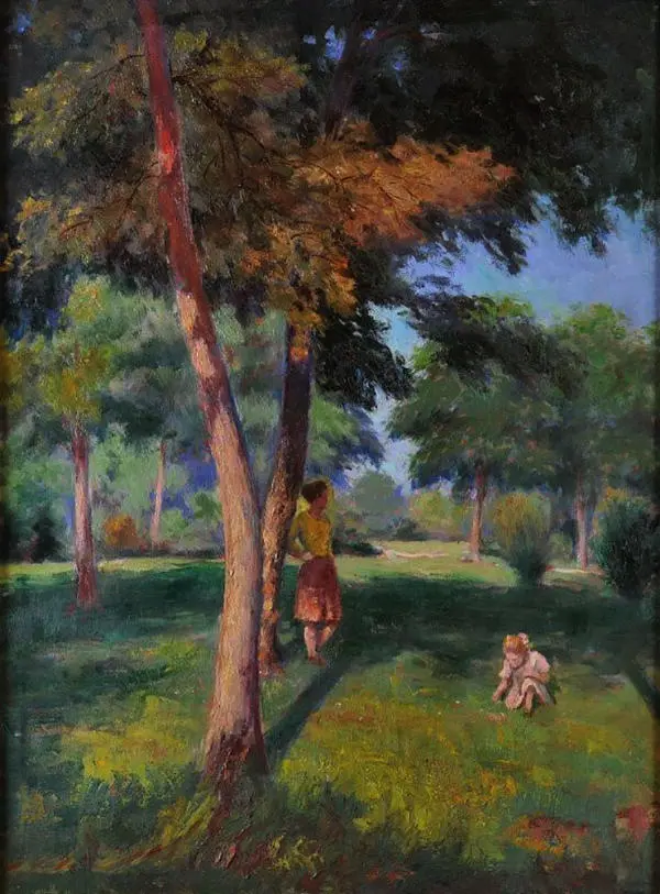 Summer Afternoon in the Park By Elemer Vass