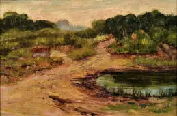 French Landscape 1930 By Elemer Vass