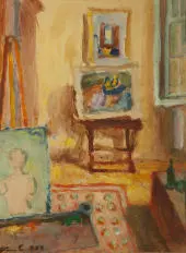 Interior 1954 By Elemer Vass