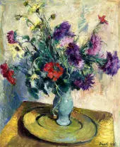 Flower Still Life 1931 By Elemer Vass