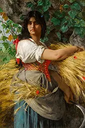 The Gleaner, 1874 By Gabriel Ferrier