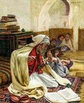 Portrait of a Man with a Moustache By Gabriel Ferrier