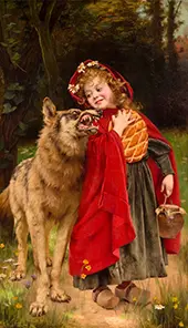 Little Red Riding Hood By Gabriel Ferrier