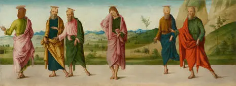 The Miracle of the Catafalque panel C By Lorenzo Costa