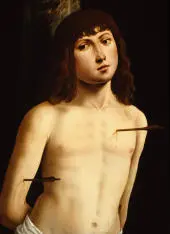 Saint Sebastian c1490 By Lorenzo Costa