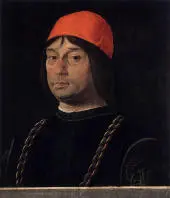 Portrait of Giovanni Bentivoglio c1492 By Lorenzo Costa