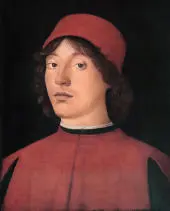 Portrait of a Young Man c1490 By Lorenzo Costa