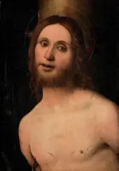 Christ at the Column By Lorenzo Costa