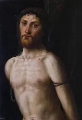 Christ Tied to the Column By Lorenzo Costa
