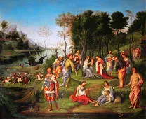 Allegory 1530 By Lorenzo Costa