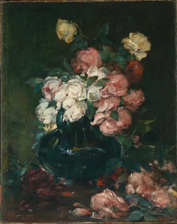 Roses By Walter Shirlaw