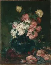 Roses By Walter Shirlaw