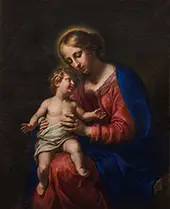 Madonna and Child By Onorio Marinari