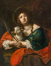 Saint Agnes of Rome By Onorio Marinari