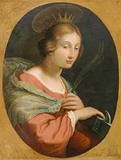 Saint Catherine By Onorio Marinari