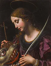 Saint Margaret of Antioch By Onorio Marinari