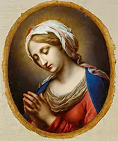 The Madonna in Prayer By Onorio Marinari