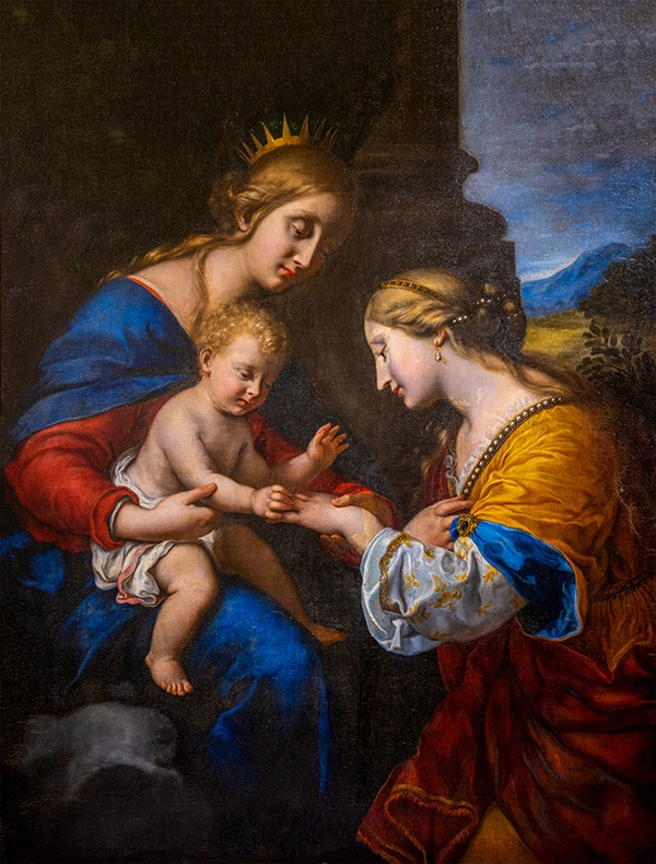The Mystic Marriage of Saint Catherine | Oil Painting Reproduction