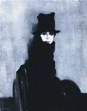 Lady with Hat By Ambrogio Antonio Alciati