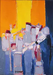 Musicians 1953 By Nicolas De Stael