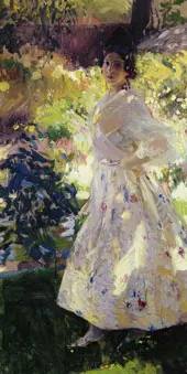 Maria Dressed at a Valencian Peasant Girl 1906 By Joaquin Sorolla