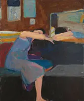 Sleeping Woman By Richard Diebenkorn