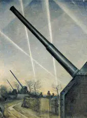 Anti Aircraft Defences 1940 By Christopher Richard Wynne Nevinson