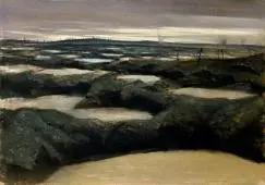 After a Push 1917 By Christopher Richard Wynne Nevinson