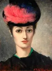 Elizabeth Darley c1900 By Christopher Richard Wynne Nevinson