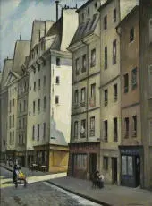 Quartier Latin Paris France c1920 By Christopher Richard Wynne Nevinson