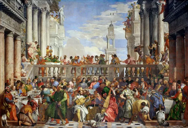 The Wedding at Cana By Paolo Veronese