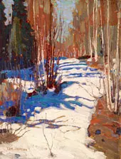 Path Behind Mowat Lodge By Tom Thomson