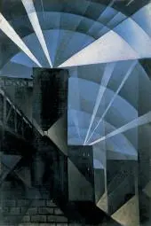 Searchlights 1916 By Christopher Richard Wynne Nevinson